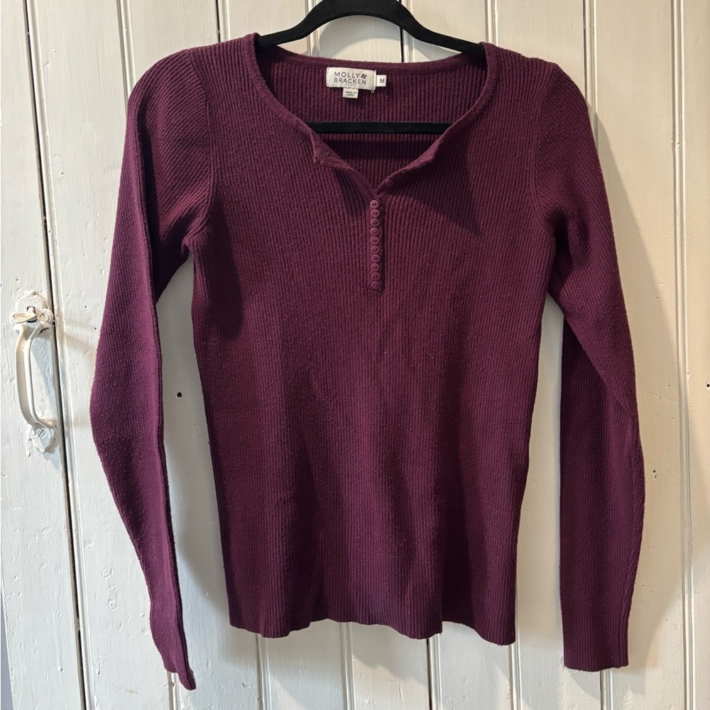 💕3/$25💕 Molly Bracken Ribbed Long Sleeve